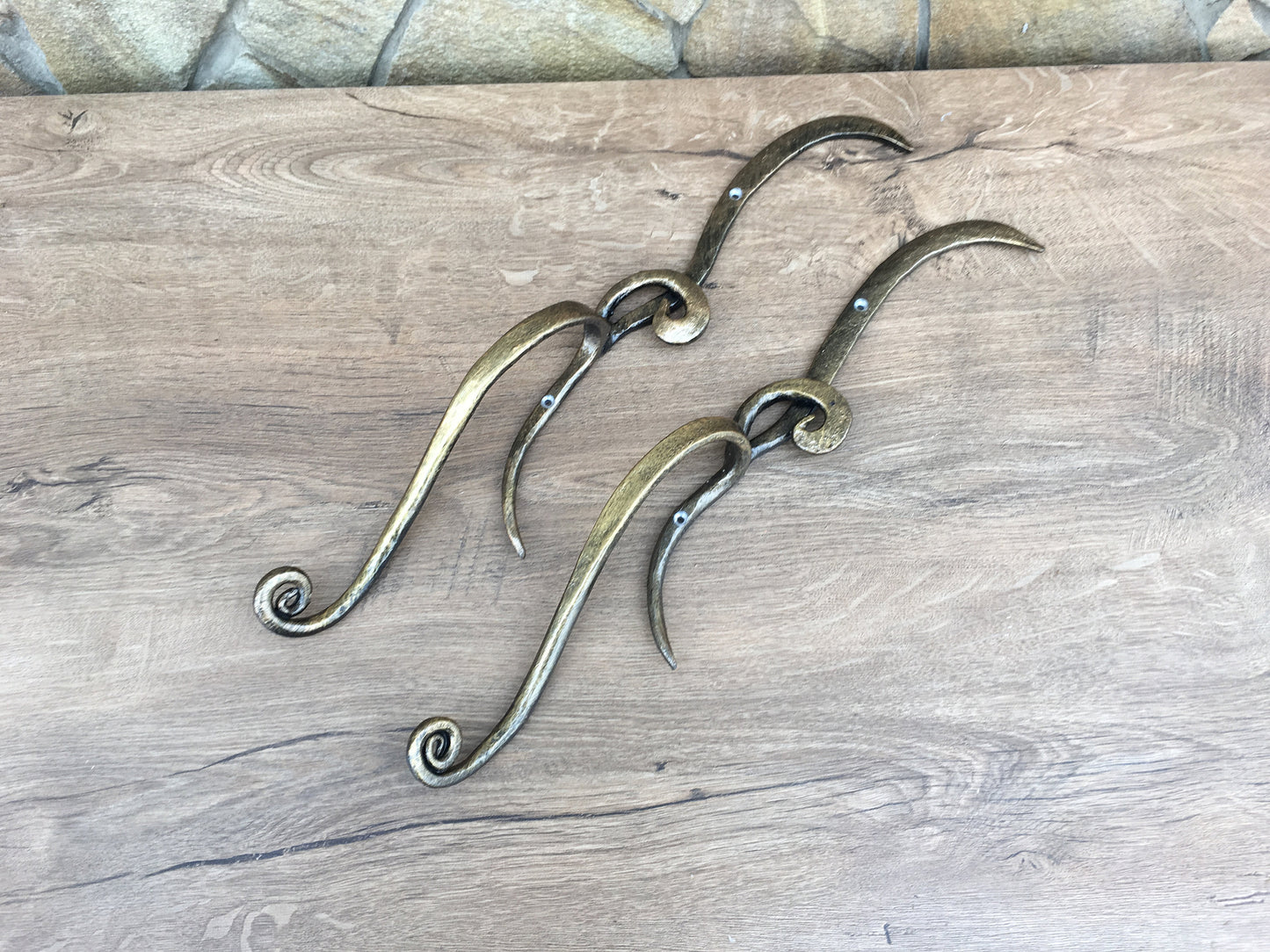 Entry door handle, barn door handle, door pull, closet door handle, closet door pulls, door pulls, forged art, garage handle, forged in fire