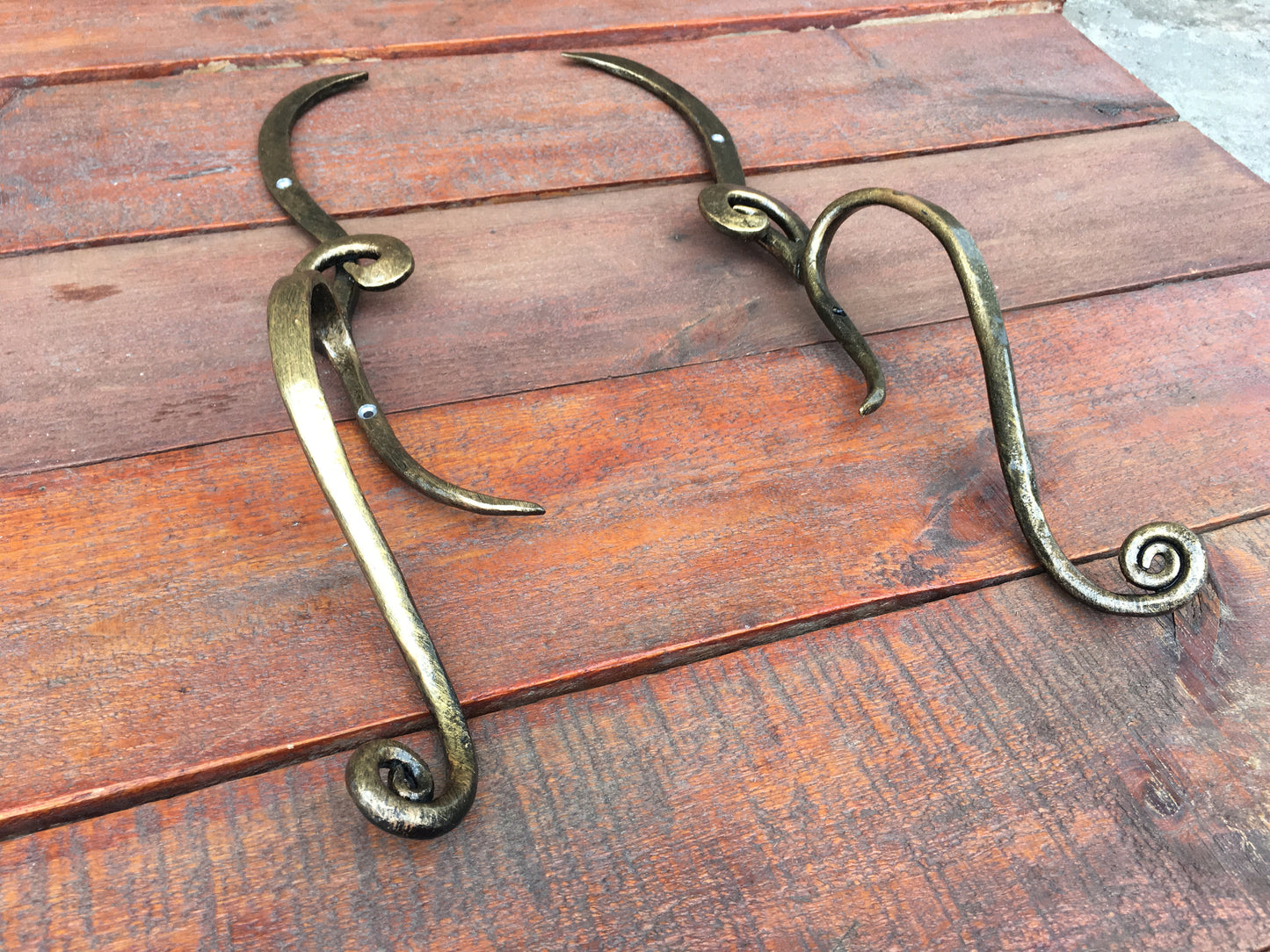 Entry door handle, barn door handle, door pull, closet door handle, closet door pulls, door pulls, forged art, garage handle, forged in fire