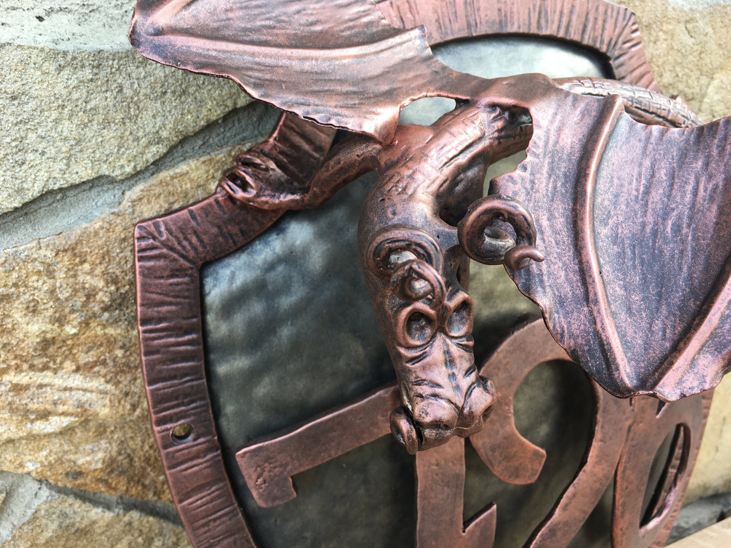 House number plaque, house number sign, house number ideas, house number, numbers, building number, viking dragon, medieval, midcentury,sign