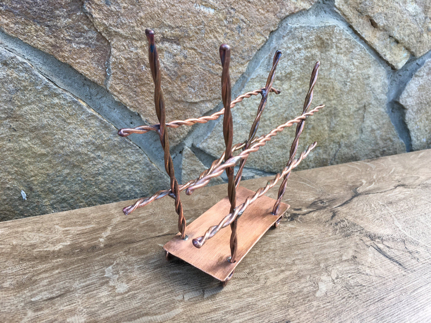 7 year gifts, copper napkin holder, napkin holder, copper gifts, 7th anniversary gift, copper anniversary, kitchen decor, kitchen gift