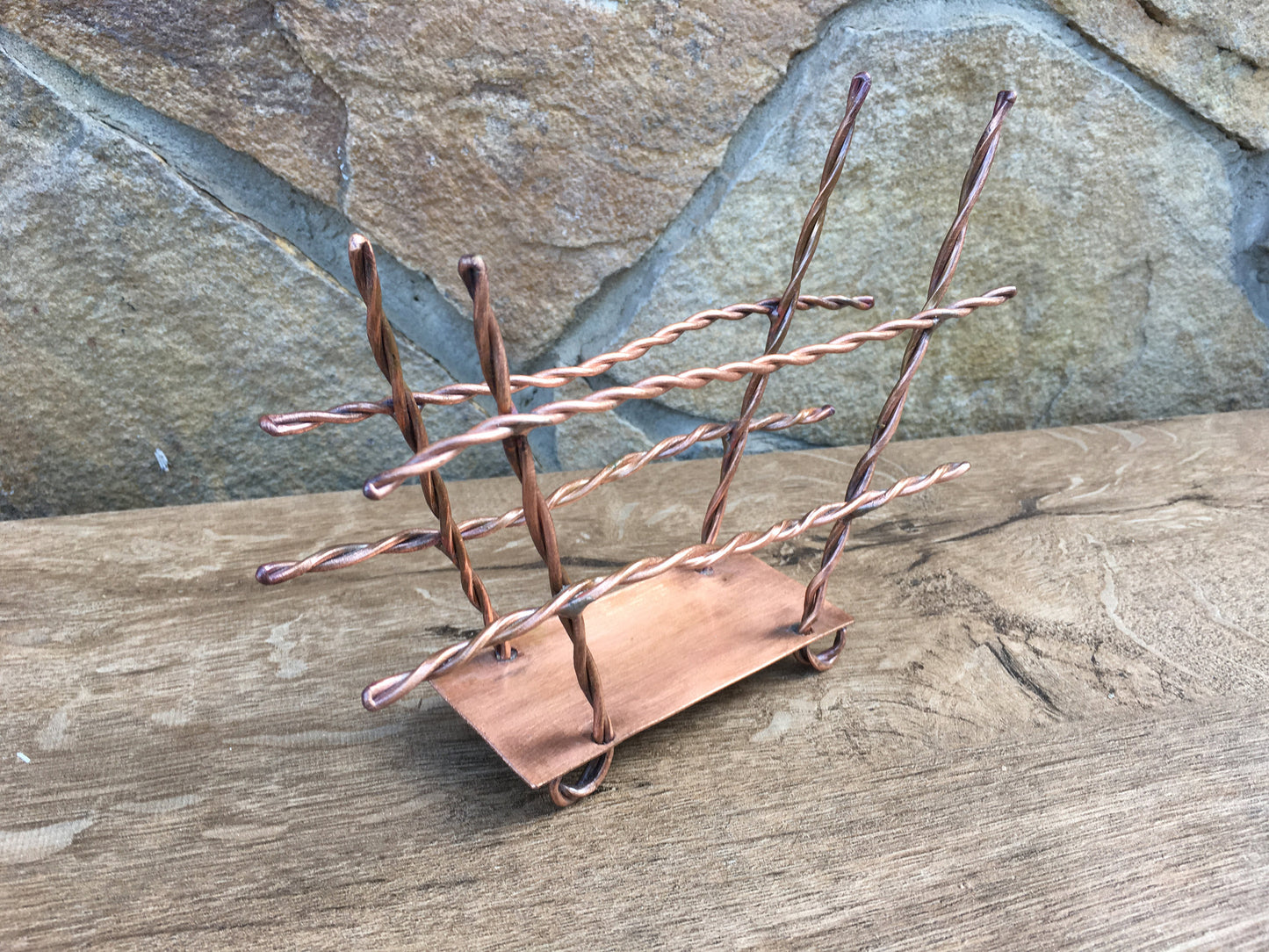 7 year gifts, copper napkin holder, napkin holder, copper gifts, 7th anniversary gift, copper anniversary, kitchen decor, kitchen gift