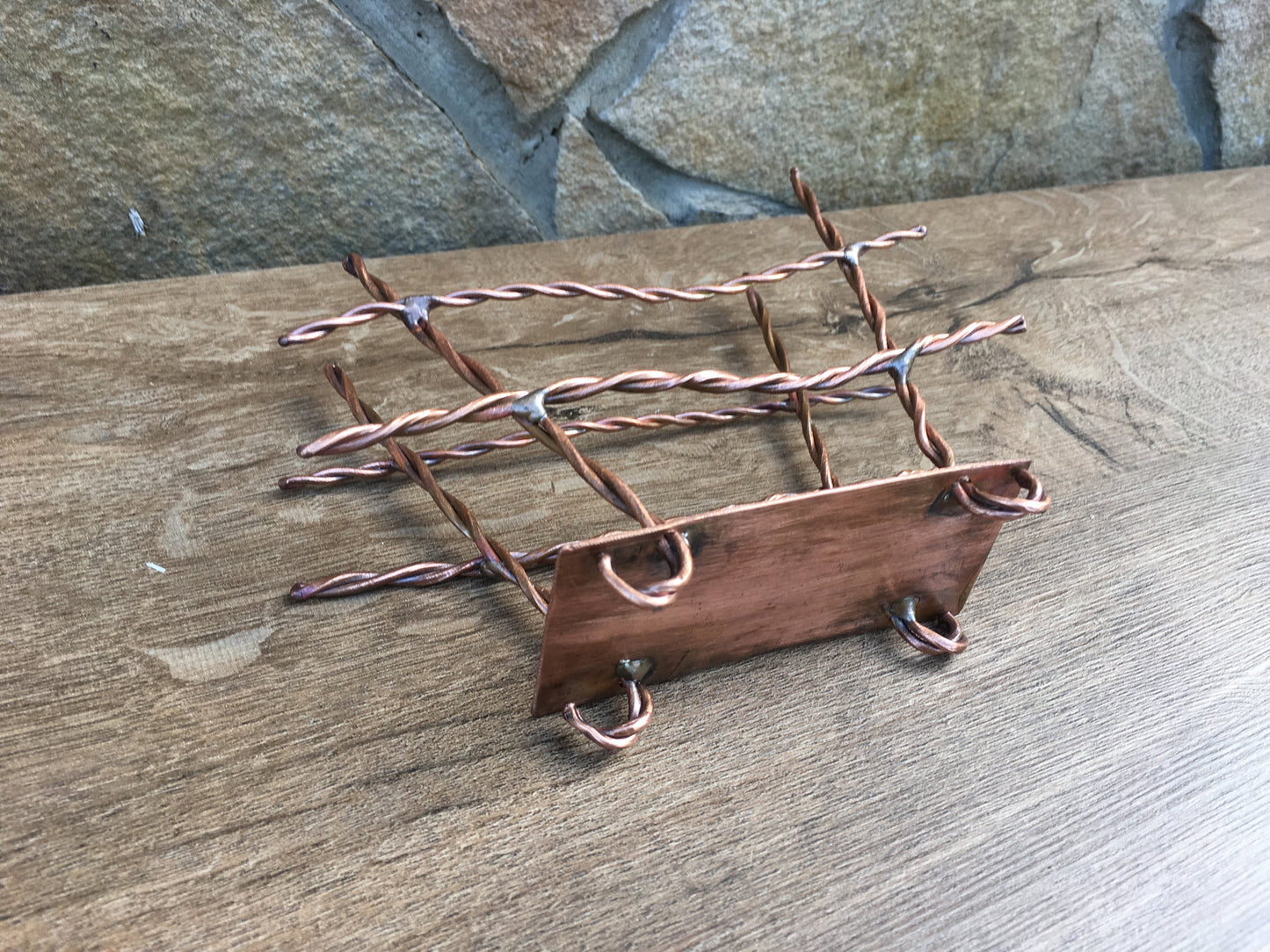 7 year gifts, copper napkin holder, napkin holder, copper gifts, 7th anniversary gift, copper anniversary, kitchen decor, kitchen gift