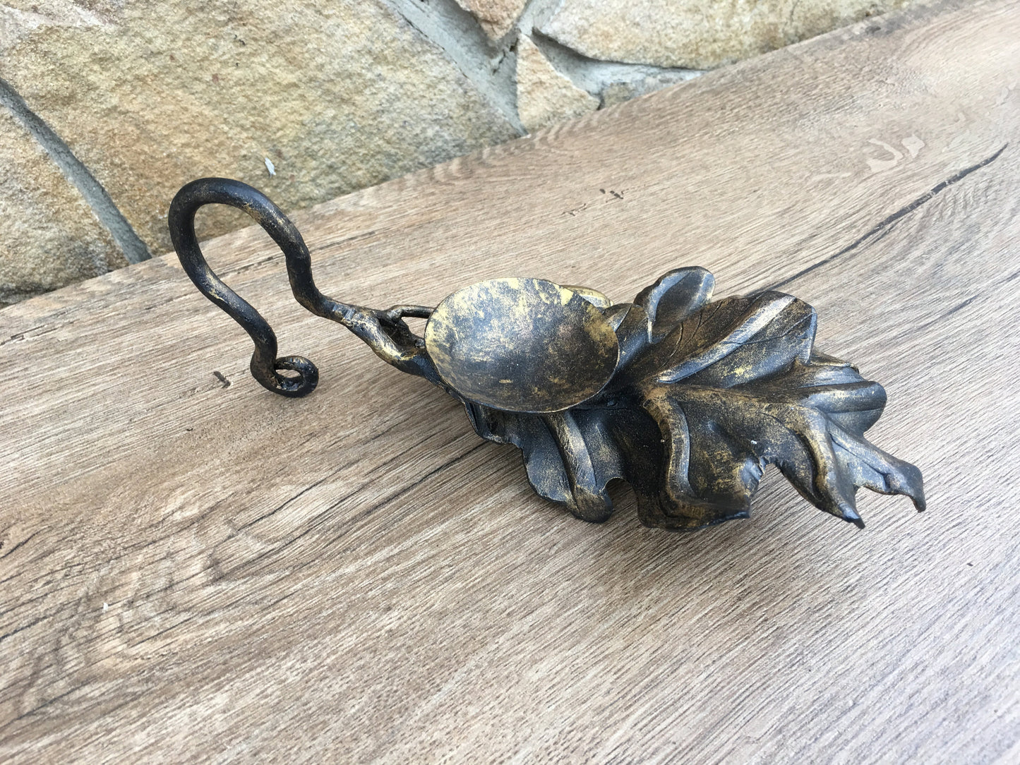 Hand forged ring dish, iron anniversary gift for her, wrought iron ring dish, jewelry storage, table decoration, jewels, rings, ear rings