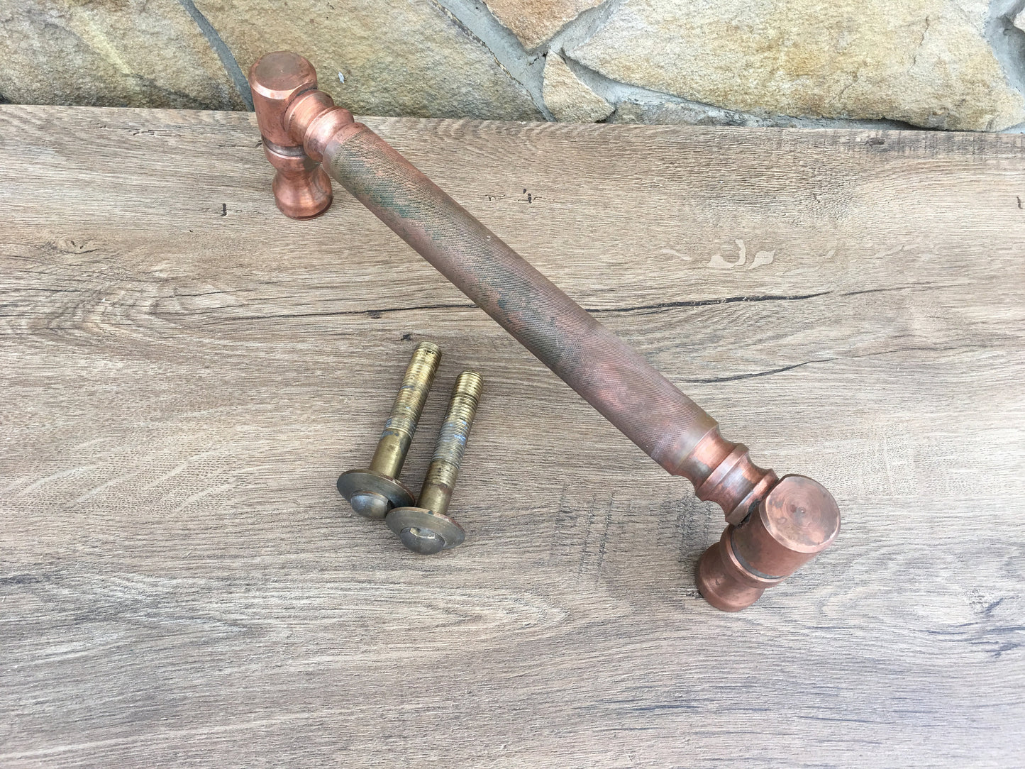 Copper door handle, barn door handle, door handle, barn door pull, door handles, copper gift, door pulls, garage pull, handle for wickets