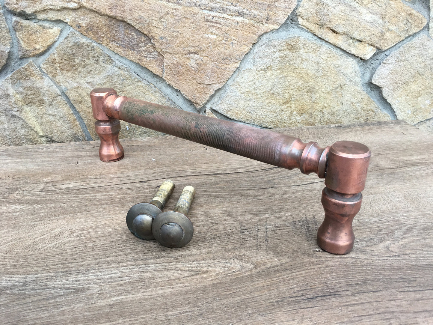 Copper door handle, barn door handle, door handle, barn door pull, door handles, copper gift, door pulls, garage pull, handle for wickets