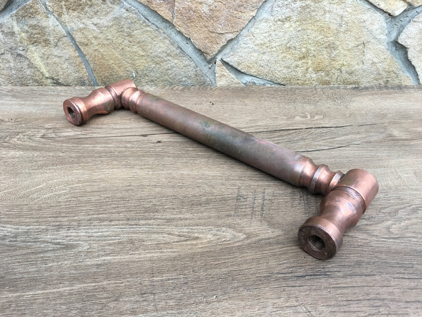 Copper door handle, barn door handle, door handle, barn door pull, door handles, copper gift, door pulls, garage pull, handle for wickets