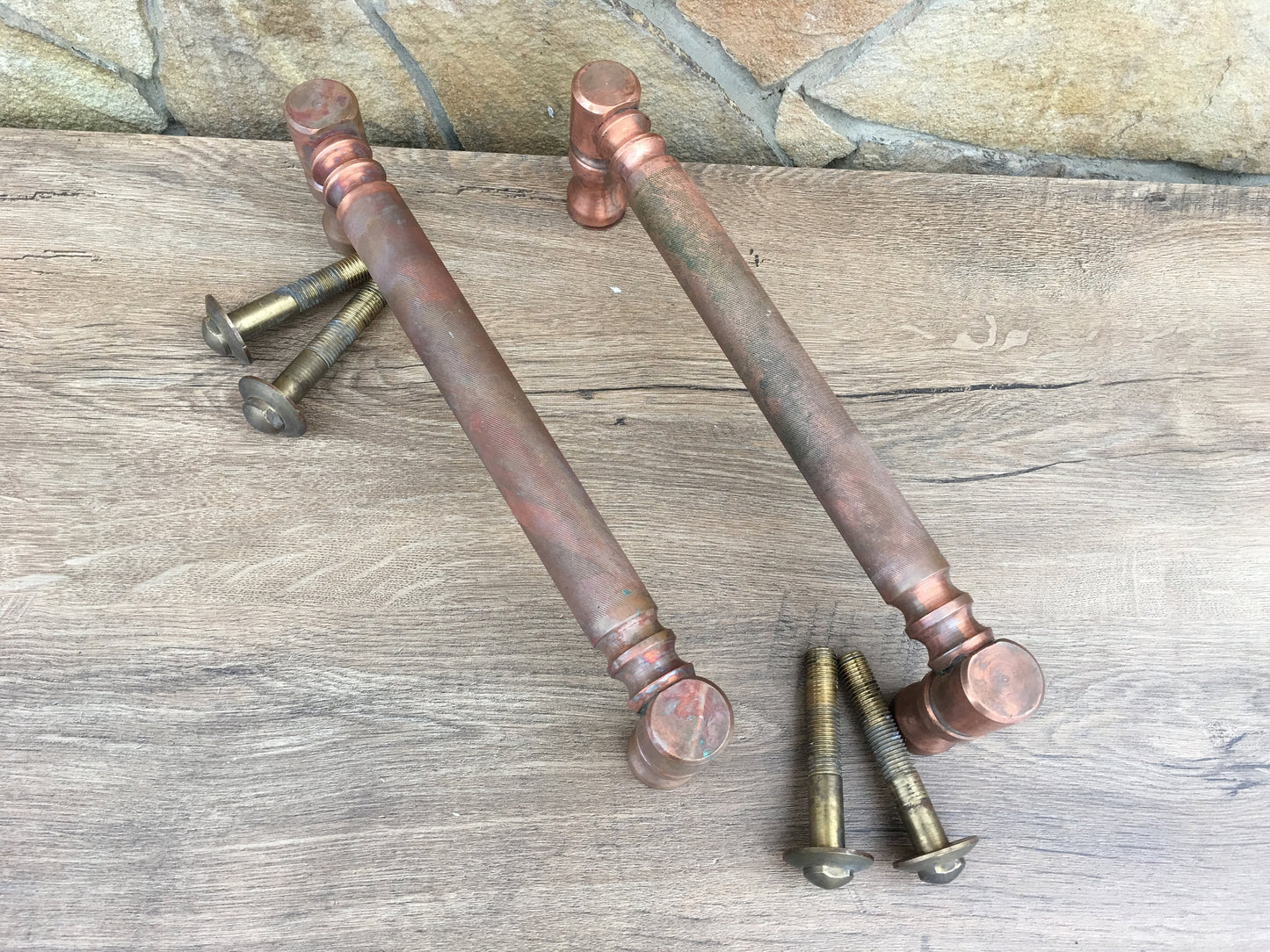 Copper door handle, barn door handle, door handle, barn door pull, door handles, copper gift, door pulls, garage pull, handle for wickets