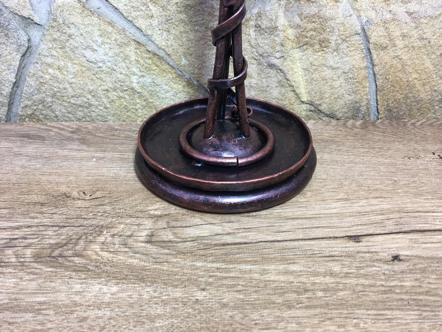 Ring dish, metal rose, jewelry storage, iron anniversary gift for her, metal ring plate, forged ring dish, iron gift for her, jewels, rings