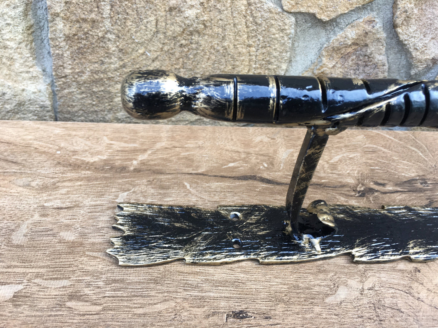 Barn door handle, metal door handle, barn door pull, forged door handle, iron door handle, door pulls, garage pull, handle for wickets