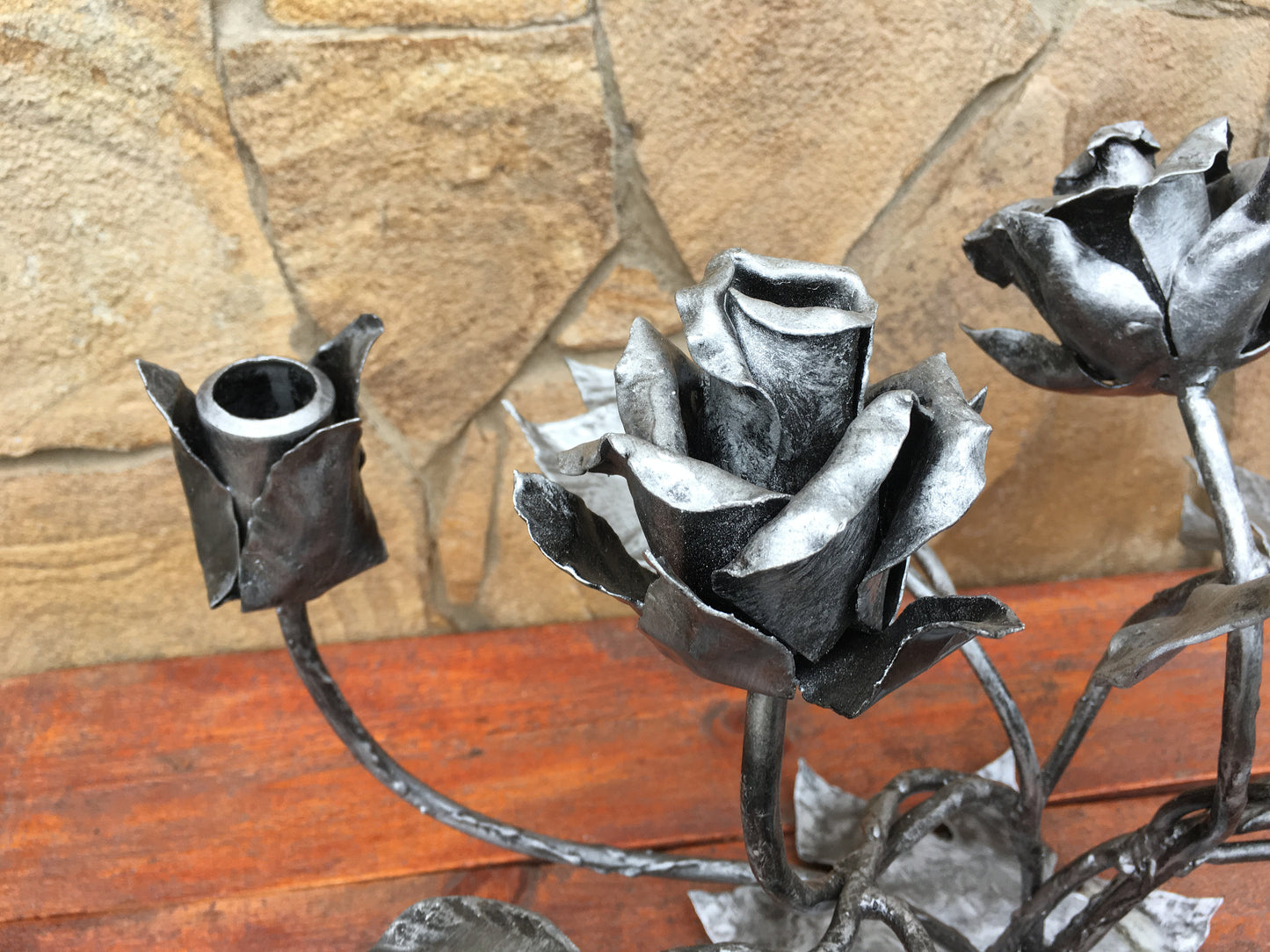 6th anniversary, candle holder, candle stick, candle, candlestick holder, candle stand, iron gift for her, iron anniversary, wedding candle