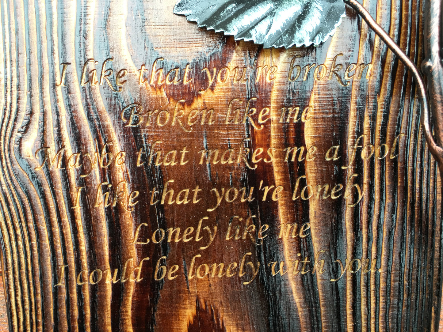 Wooden anniversary gift, 5th anniversary, wooden gift, engraved wooden gift, personalized wooden gift, 5th wedding gift, wooden gift for her