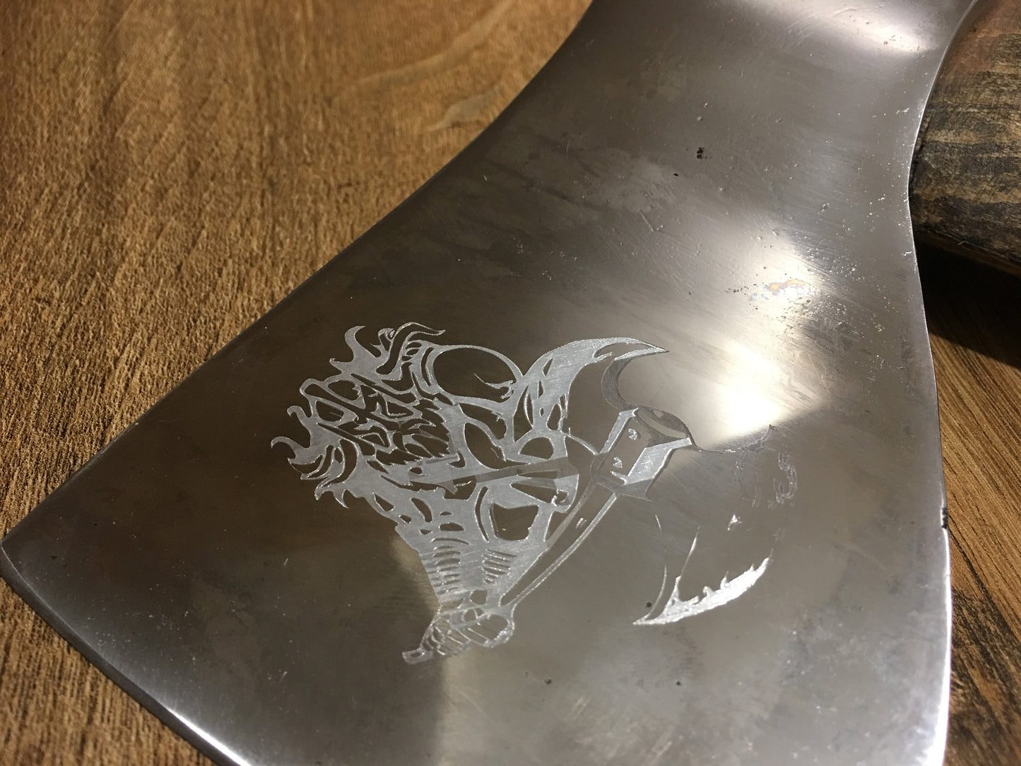 Custom axe, customized axe, etched axe head, personalized axe, military ax, viking axe, medieval axe, tomahawk, mens gift, iron gift for him