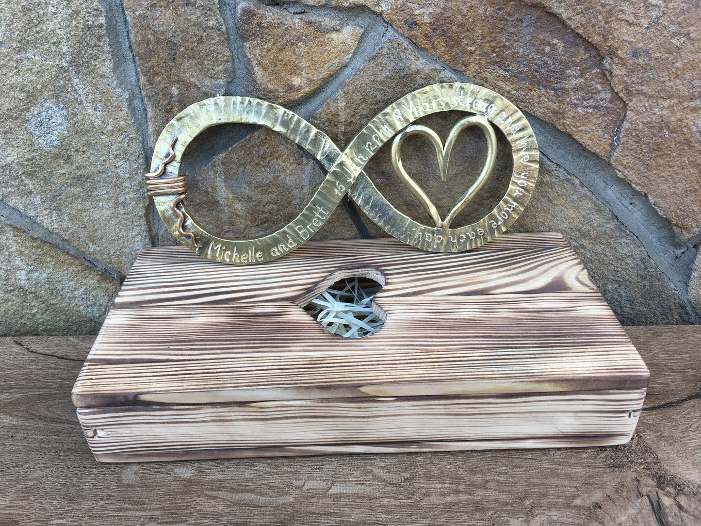Bronze infinity sign, bronze gift, infinity sign, bronze gift for wife, bronze gift for women,8th anniversary gift,bronze anniversary,bronze