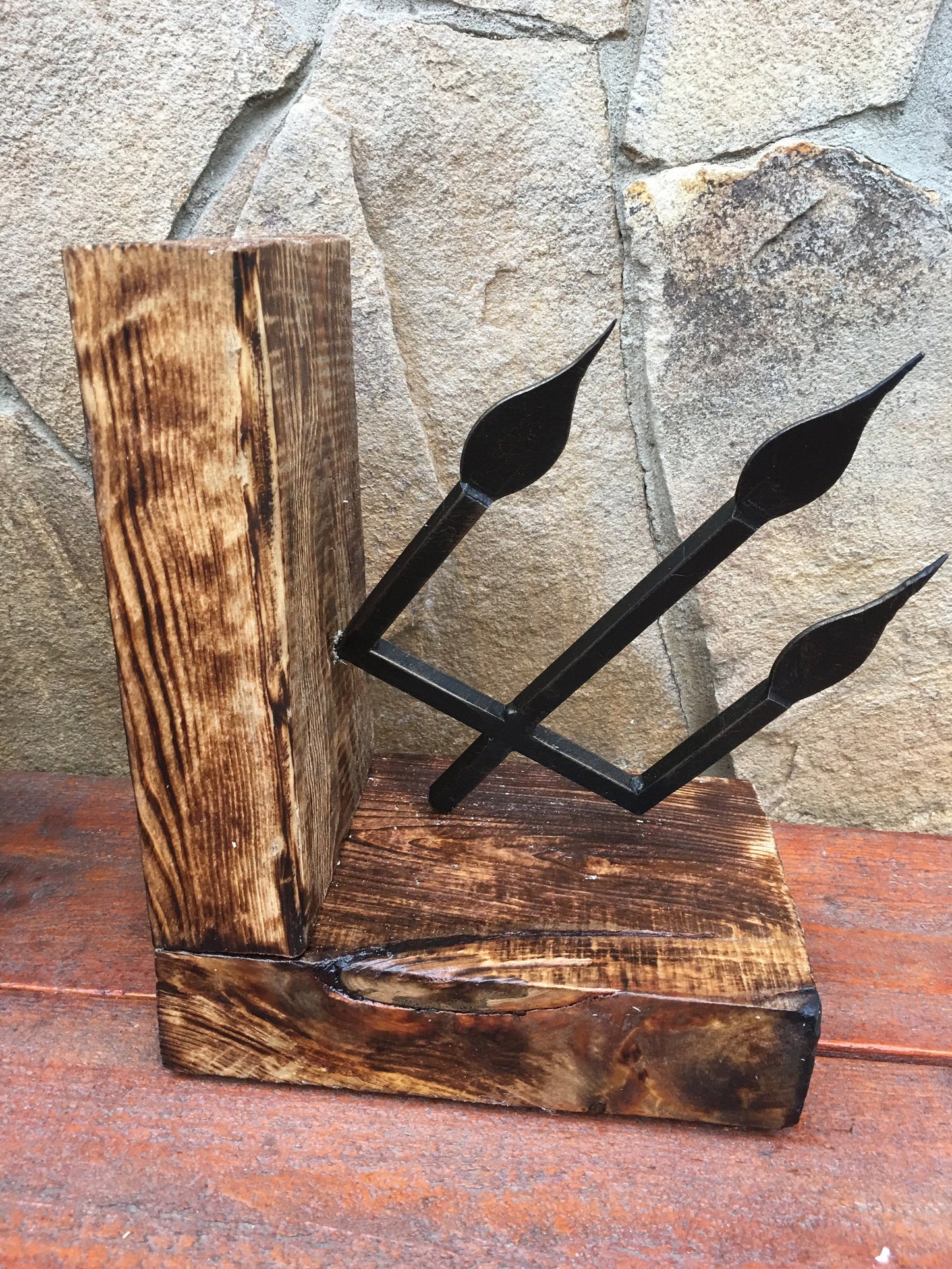 Bookends, trident, book ends, book lover, bookend, book lover gift, book end, book holders, bookends gothic, bookends custom,bookends rustic