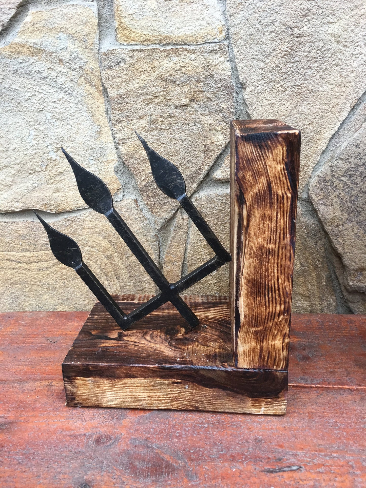 Bookends, trident, book ends, book lover, bookend, book lover gift, book end, book holders, bookends gothic, bookends custom,bookends rustic