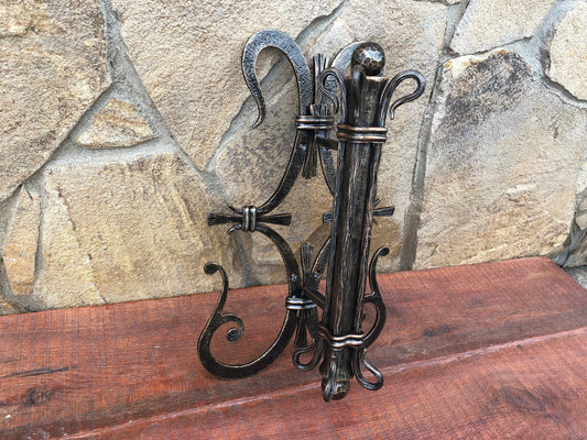 Barn door handle, mens gift, viking decor, mjolnir, castle decor, medieval decor, door handle, door pull, barn door pulls, barn door pull