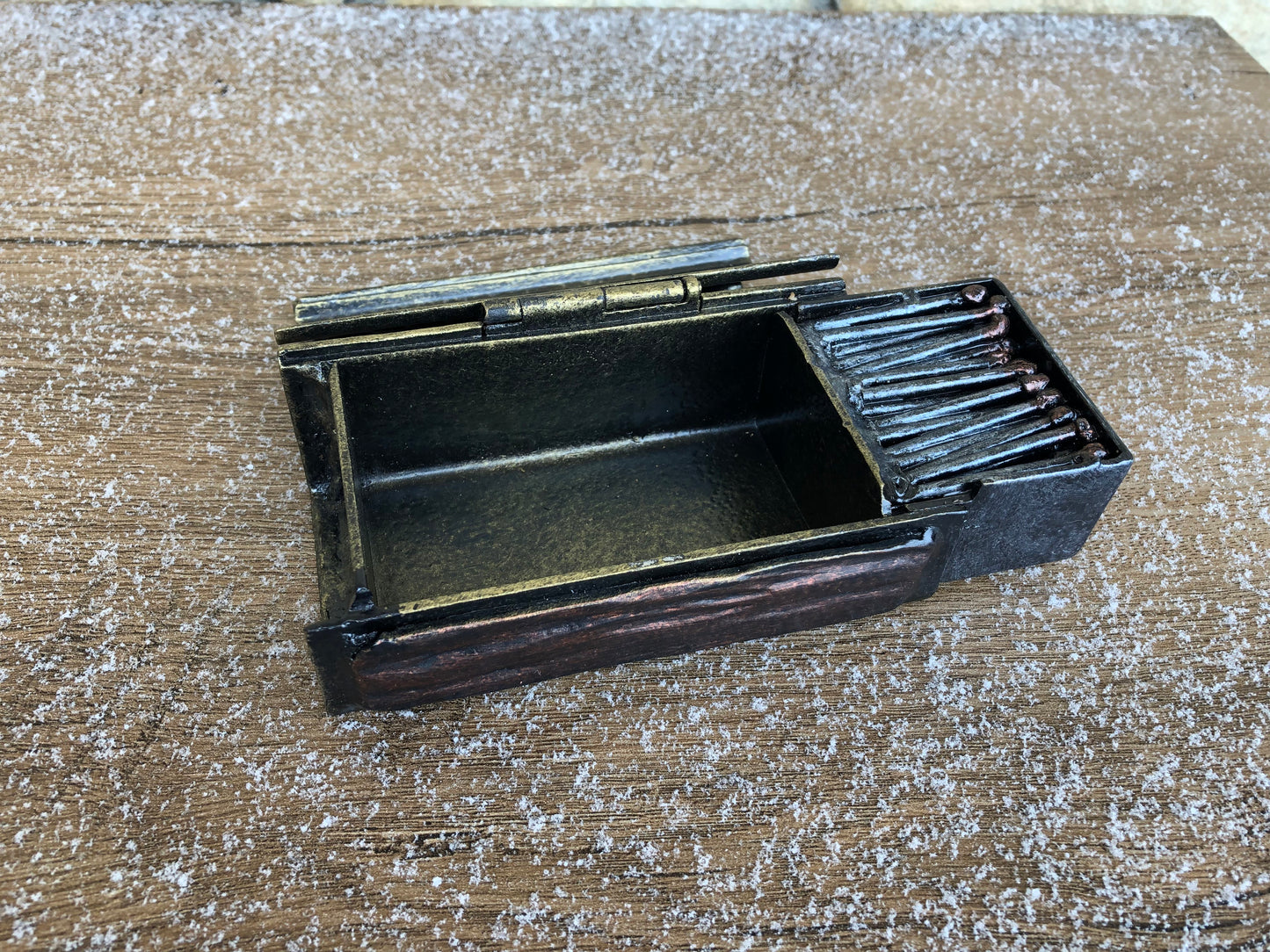 Ashtray forged metal, cigar ashtray, ash tray, cigar ash tray, cigarette holder case,smoker accessories, tobacco,gift for smoker, cigar case
