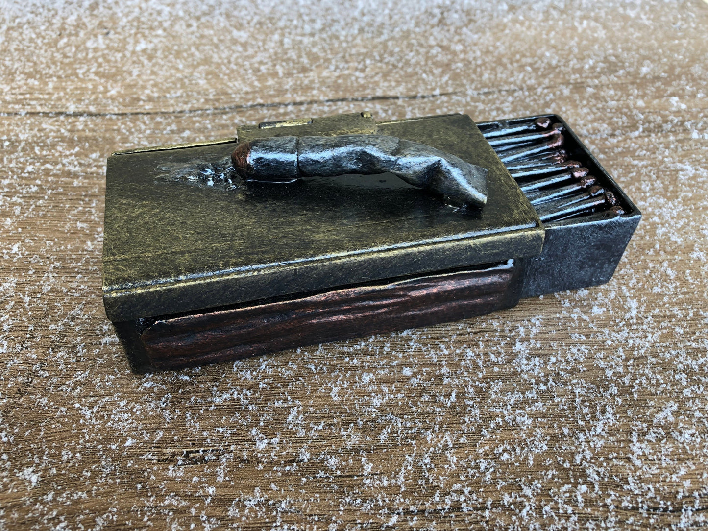 Ashtray forged metal, cigar ashtray, ash tray, cigar ash tray, cigarette holder case,smoker accessories, tobacco,gift for smoker, cigar case
