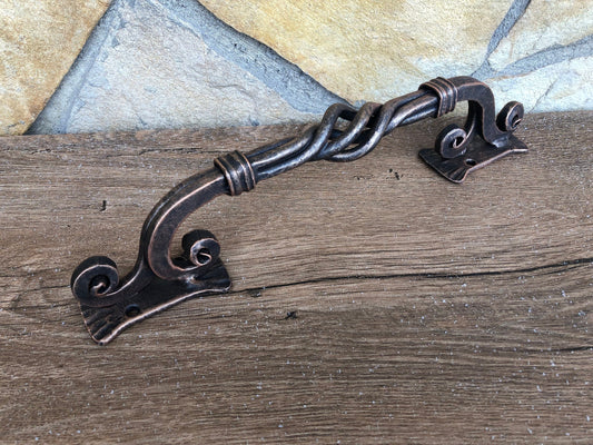 Barn door handle, forged door handle, metal door handle,iron door handle, door pulls, door pull,gate pull, barn door pull,wicket door handle