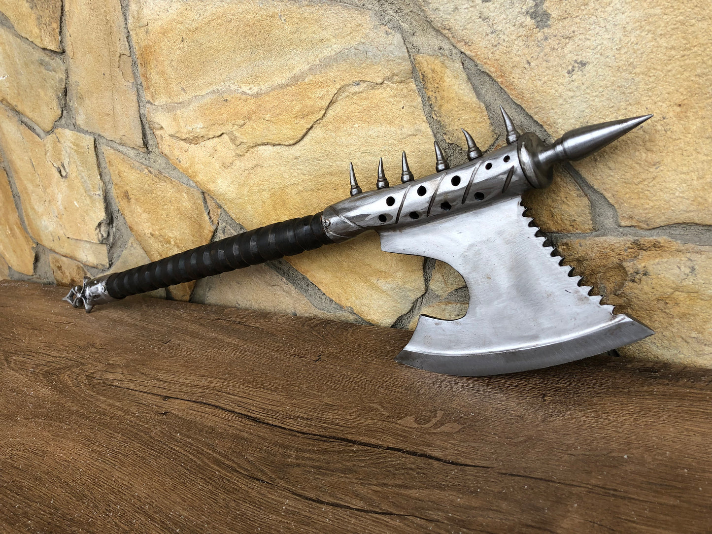 Mens gift, viking axe, leviathan axe, tomahawk, handyman tool, axe, steel decor, steel gifts for men - 11th anniversary, iron gifts, steel