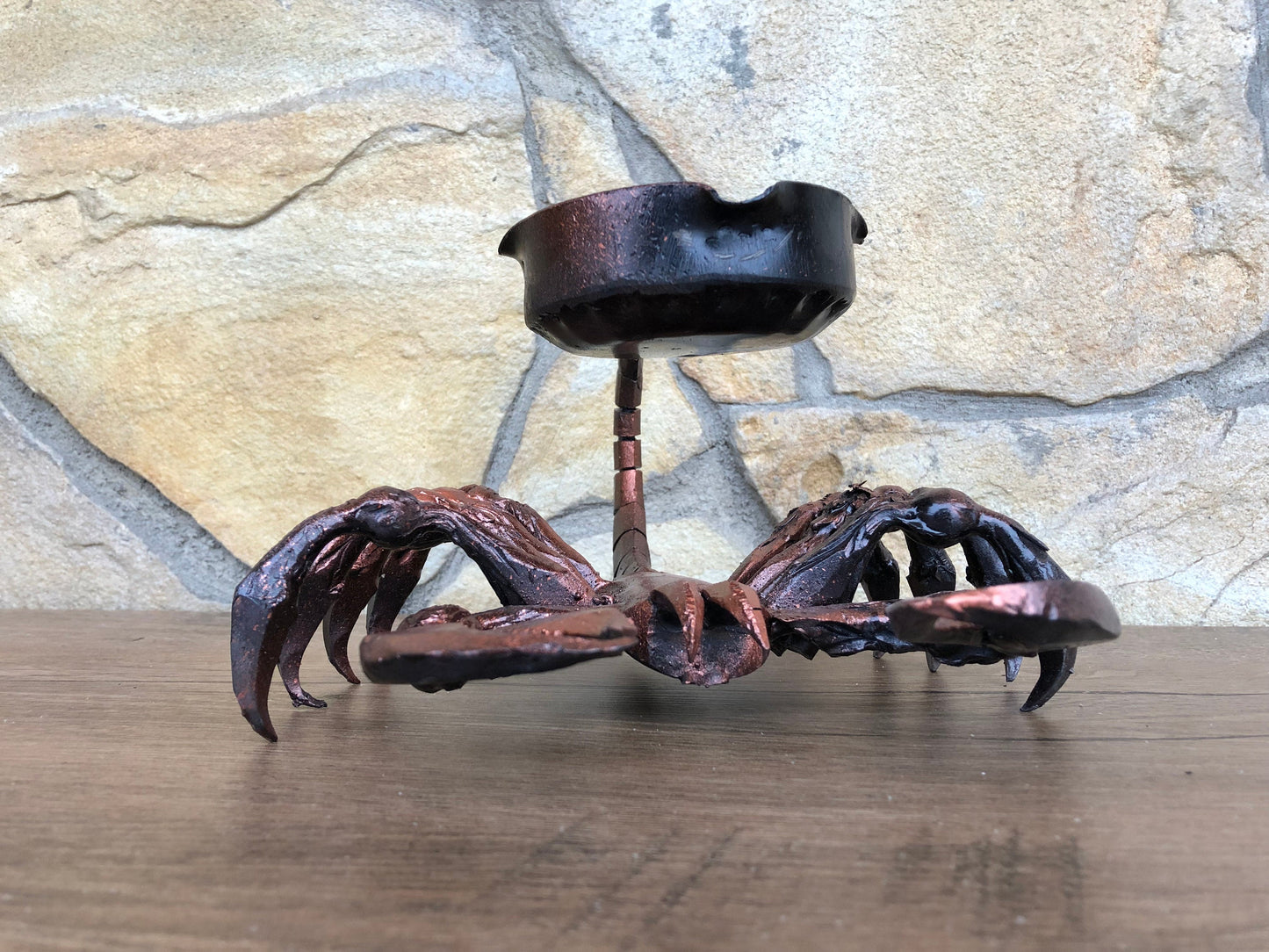 Ashtray, scorpion art, Zodiac figurine, scorpion armor, scorpion charm, scorpion claw, cigar ashtray, cigarette gift, mens gifts, scorpion