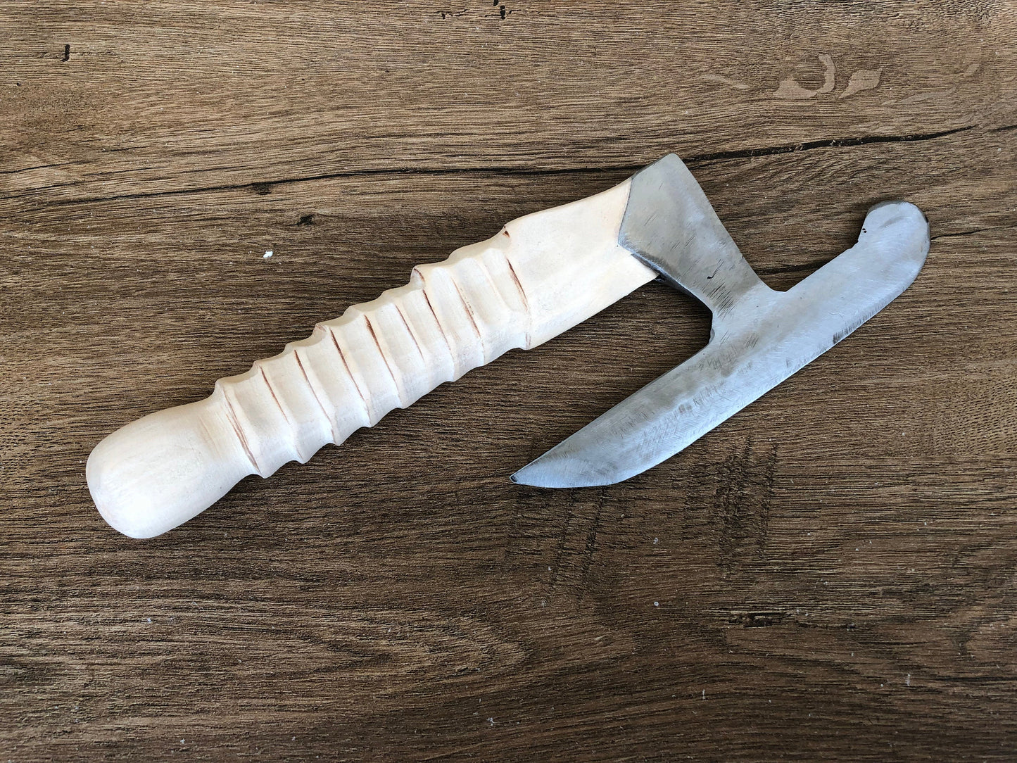 Kitchen hatchet, kitchen axe, viking axe, medieval axe, wood carving, exclusive gift, kitchen utensils, meat axe, tomahawk, Damascus steel