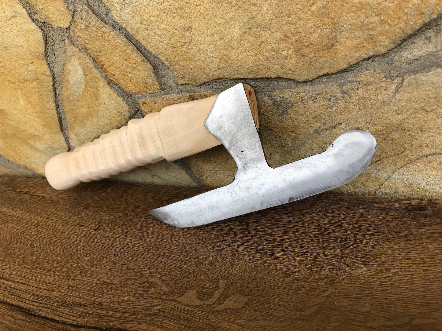 Kitchen hatchet, kitchen axe, viking axe, medieval axe, wood carving, exclusive gift, kitchen utensils, meat axe, tomahawk, Damascus steel