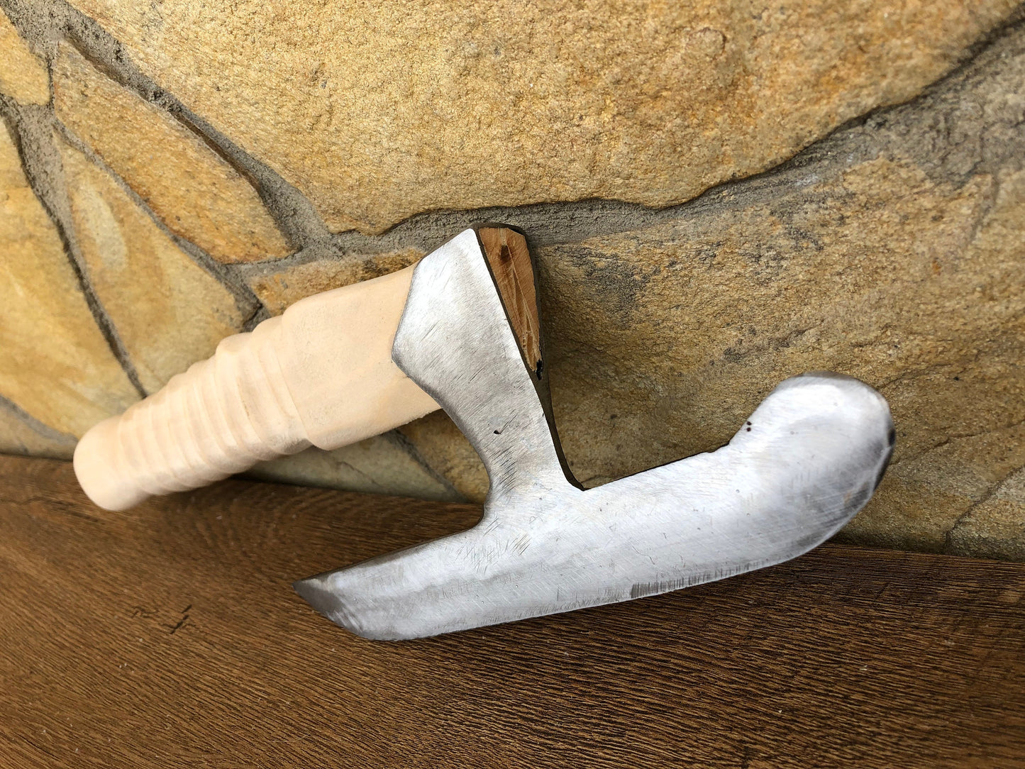 Kitchen hatchet, kitchen axe, viking axe, medieval axe, wood carving, exclusive gift, kitchen utensils, meat axe, tomahawk, Damascus steel