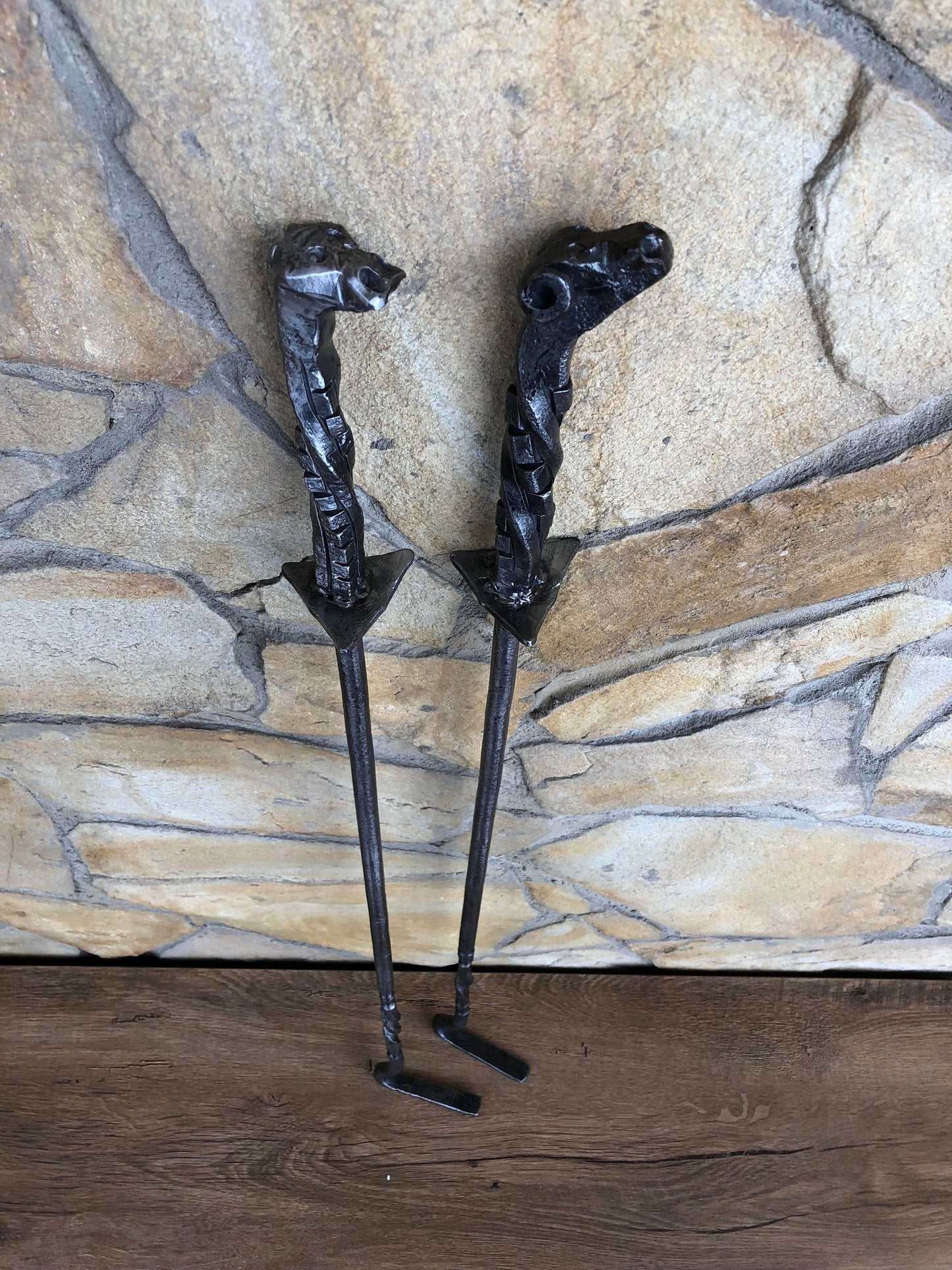 Fire poker, fire tool, fireplace, fireside, hand forged fire poker, fire accessories, anniversary gift, home decor, iron gift, firewood