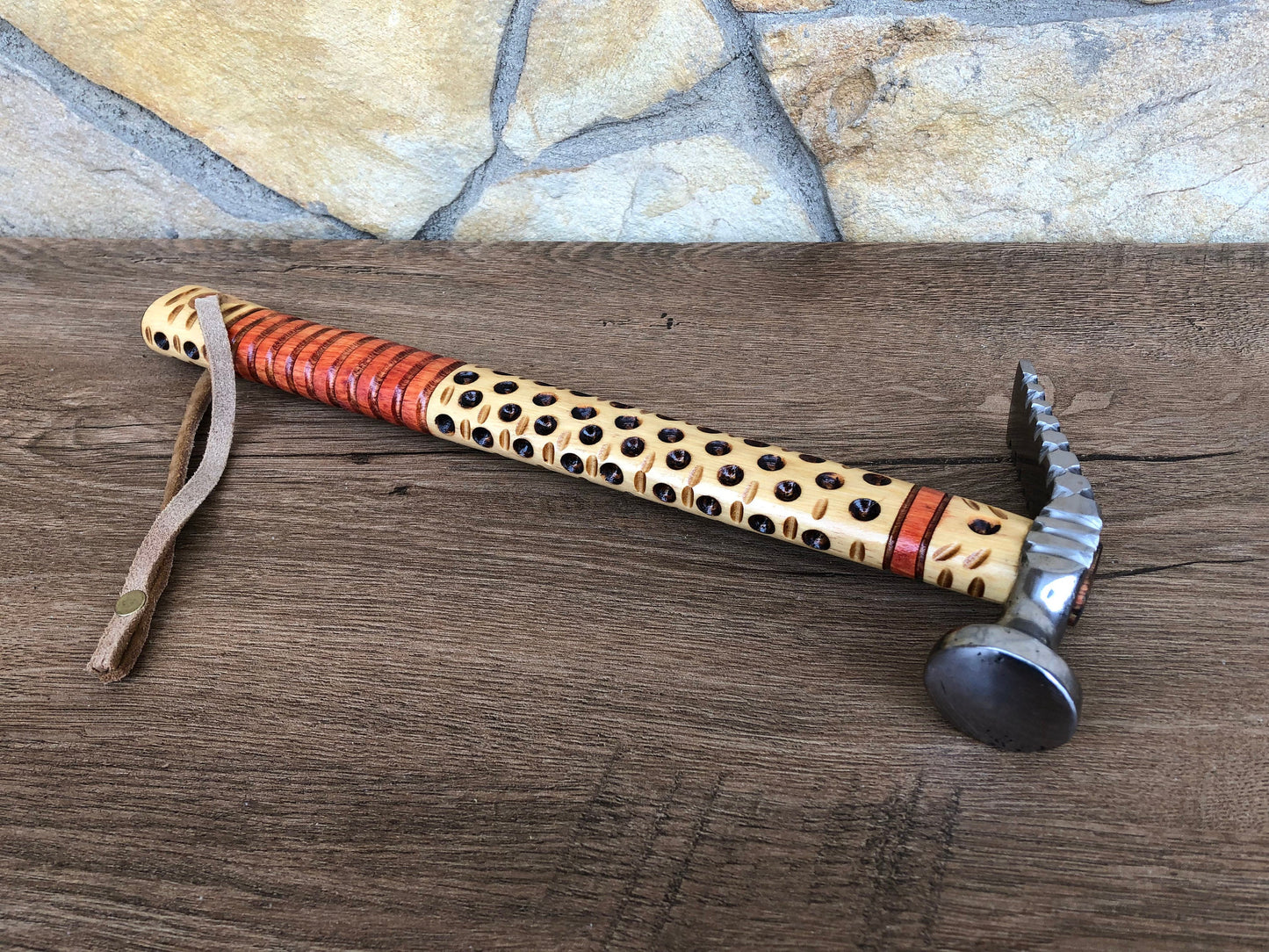 Hammer, hand crafted hammer, decorative hammer, carpentry woodwork, carpenter tool, woodwork tool, carving hammer, engraved hammer,mens gift