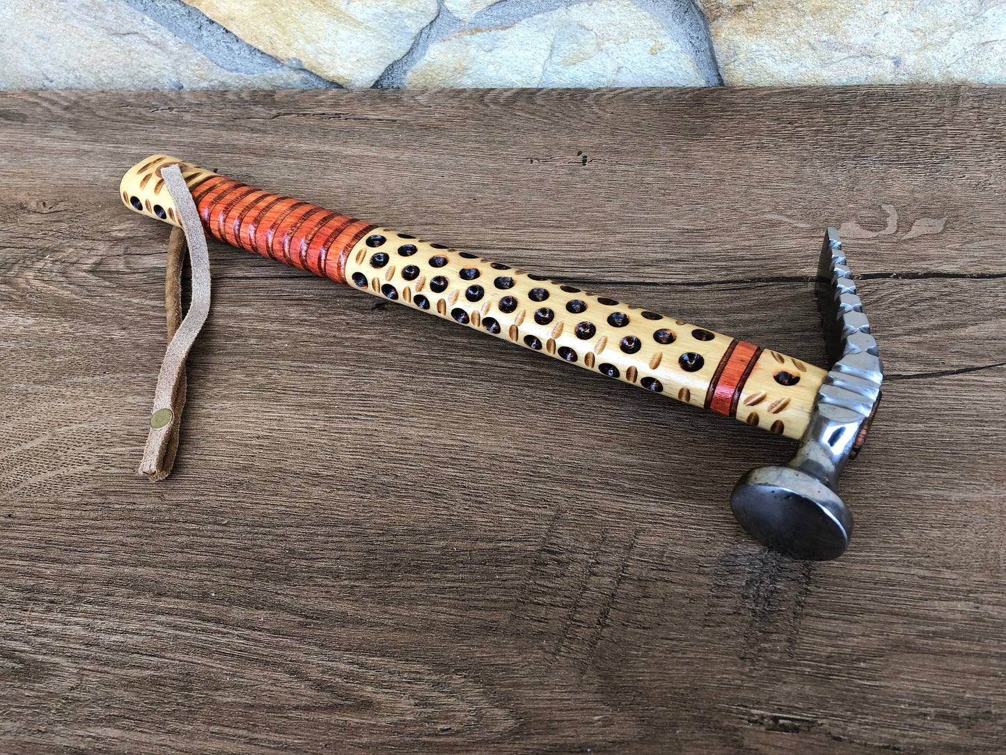 Hammer, hand crafted hammer, decorative hammer, carpentry woodwork, carpenter tool, woodwork tool, carving hammer, engraved hammer,mens gift