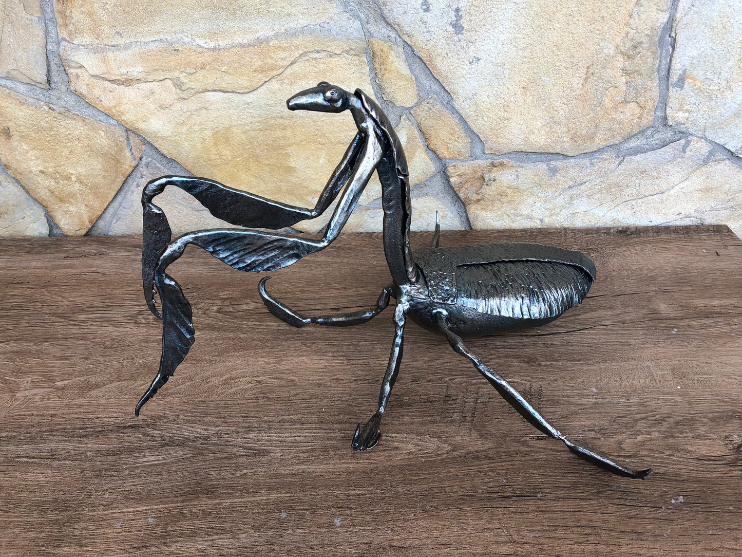 Ash tray, ashtray, forged ash tray, cigar ashtray, cigar ash tray, metal mantis, smoker accessories, tobacco, gift for smoker, cigar case