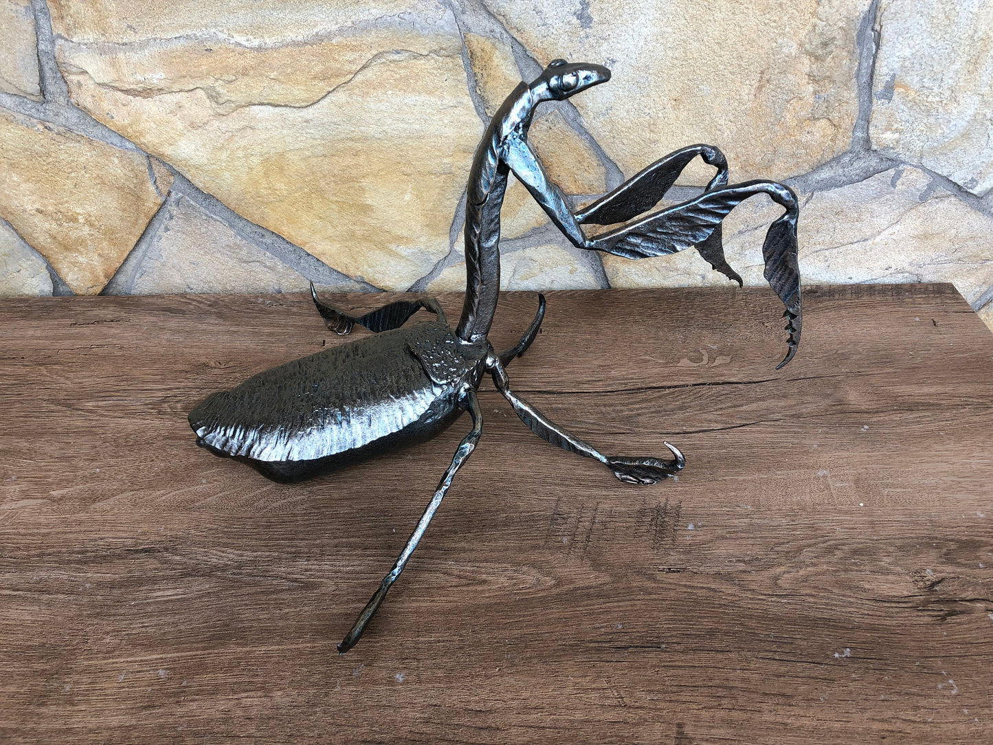 Ash tray, ashtray, forged ash tray, cigar ashtray, cigar ash tray, metal mantis, smoker accessories, tobacco, gift for smoker, cigar case