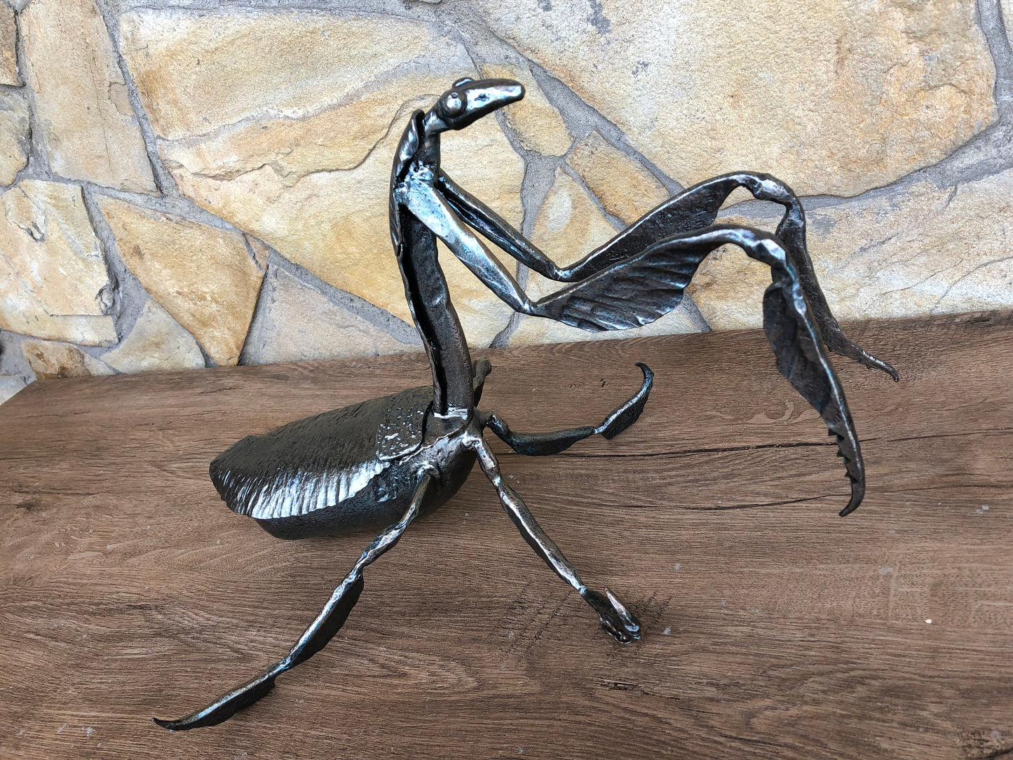 Ash tray, ashtray, forged ash tray, cigar ashtray, cigar ash tray, metal mantis, smoker accessories, tobacco, gift for smoker, cigar case