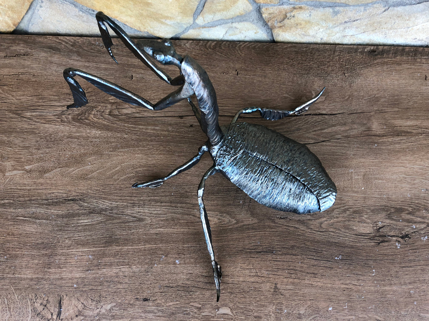 Ash tray, ashtray, forged ash tray, cigar ashtray, cigar ash tray, metal mantis, smoker accessories, tobacco, gift for smoker, cigar case