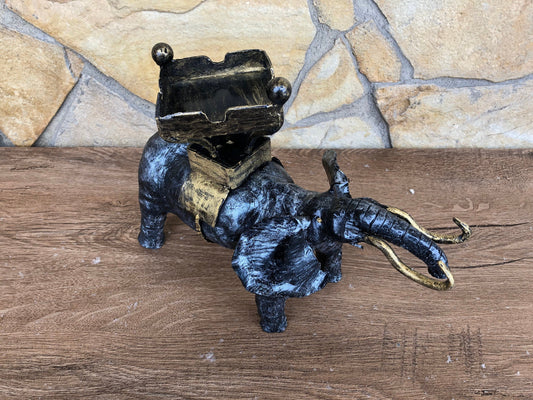 Hand forged ashtray, cigar ashtray, ashtray, cigar ash tray, cigarette ashtray, smoker accessories, gift for smoker, mens gifts, elephant