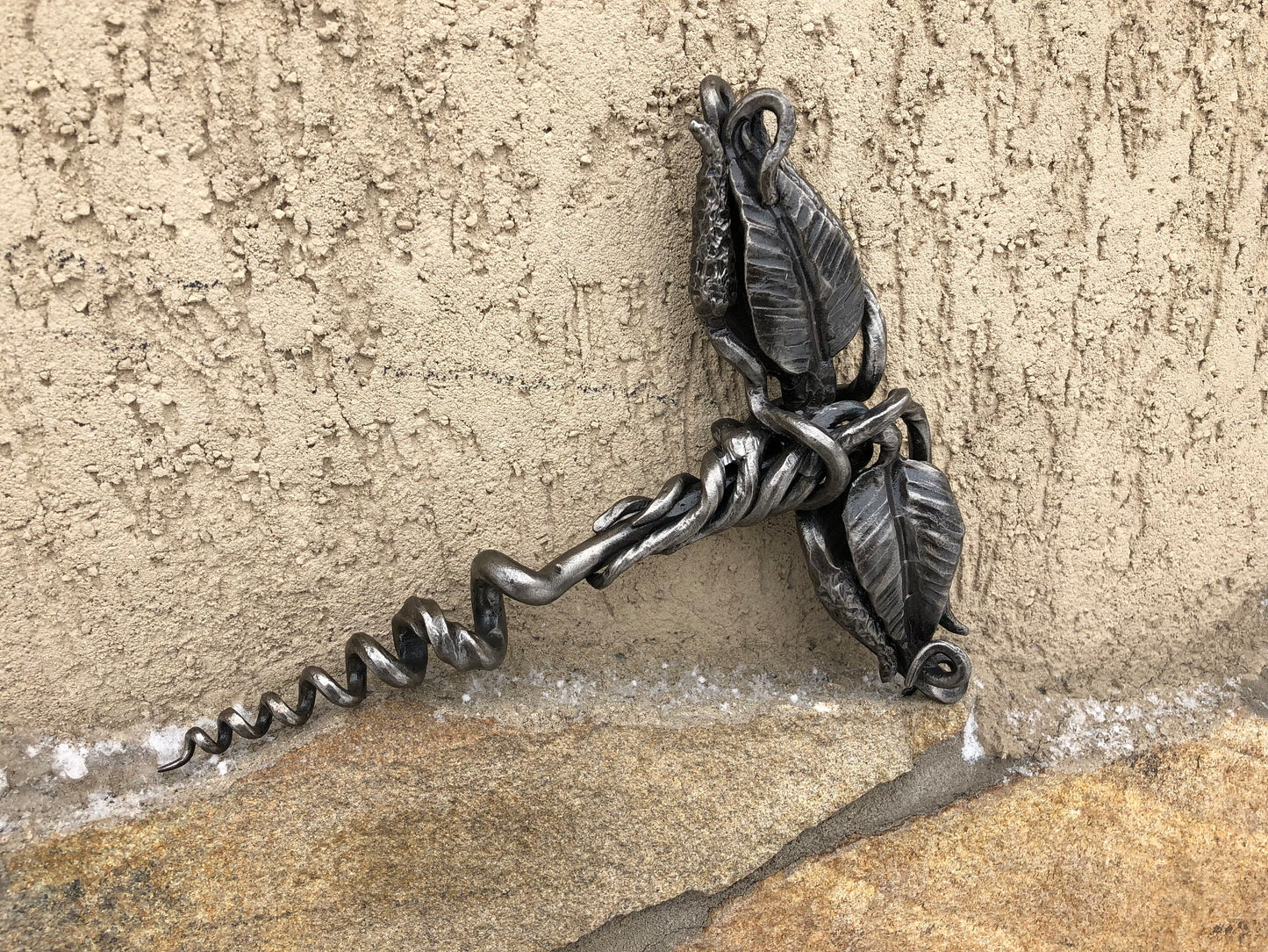 Corkscrew, cork screw, bottle opener, kitchen decor, mens gifts, iron corkscrew,wine corkscrew,bottle opener,hand forged bottle opener,manly