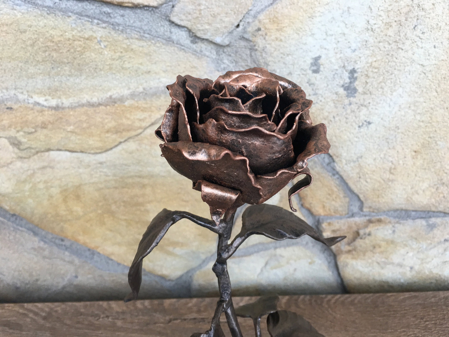 Hand forged rose, engagements gift for couple, engagement gift idea, engagement gift, wedding anniversary, wedding gift, metal gift for her