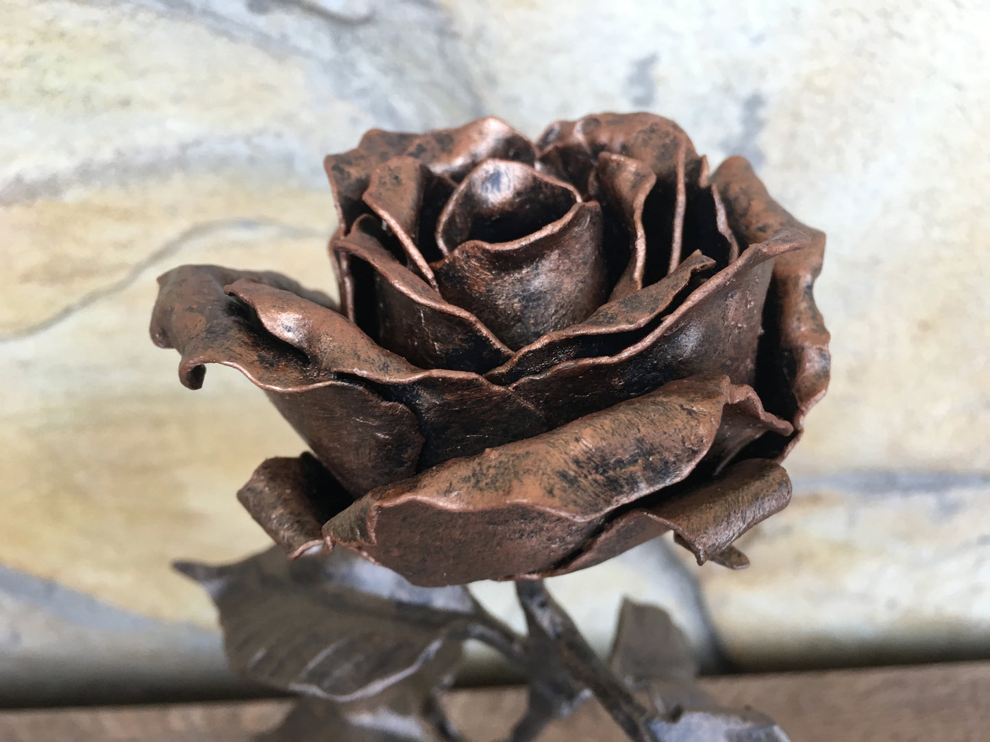 Hand forged rose, engagements gift for couple, engagement gift idea, engagement gift, wedding anniversary, wedding gift, metal gift for her