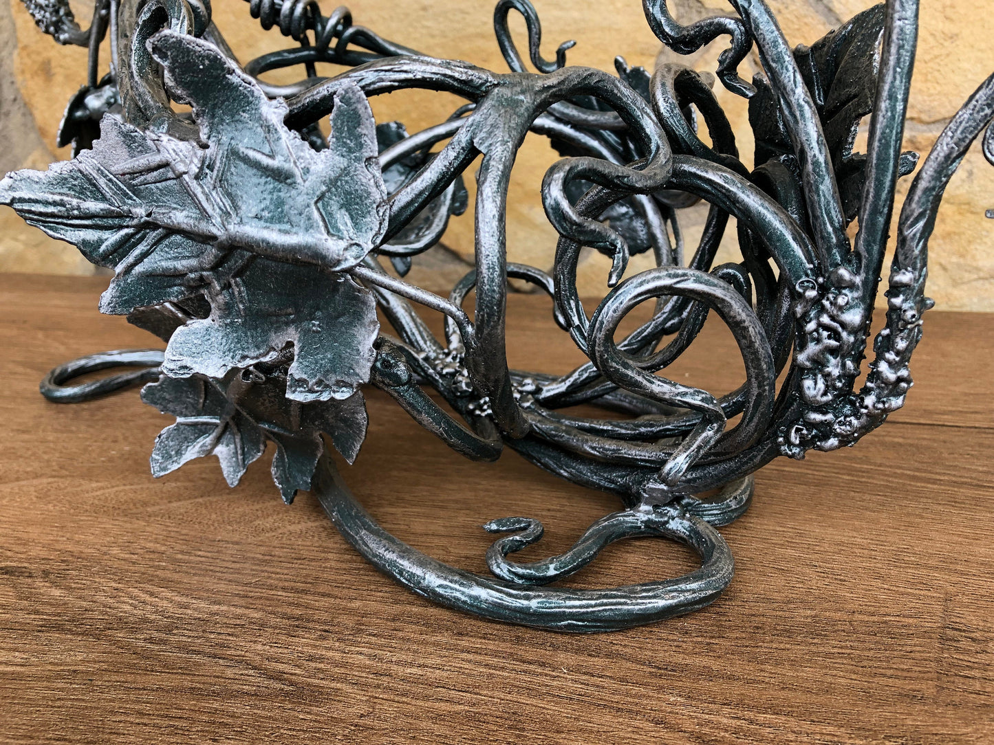 Bottle holder, iron anniversary gift, bottle rack, anniversary gift, wine rack, iron gifts, bottle stand,iron gift for him,iron gift for her