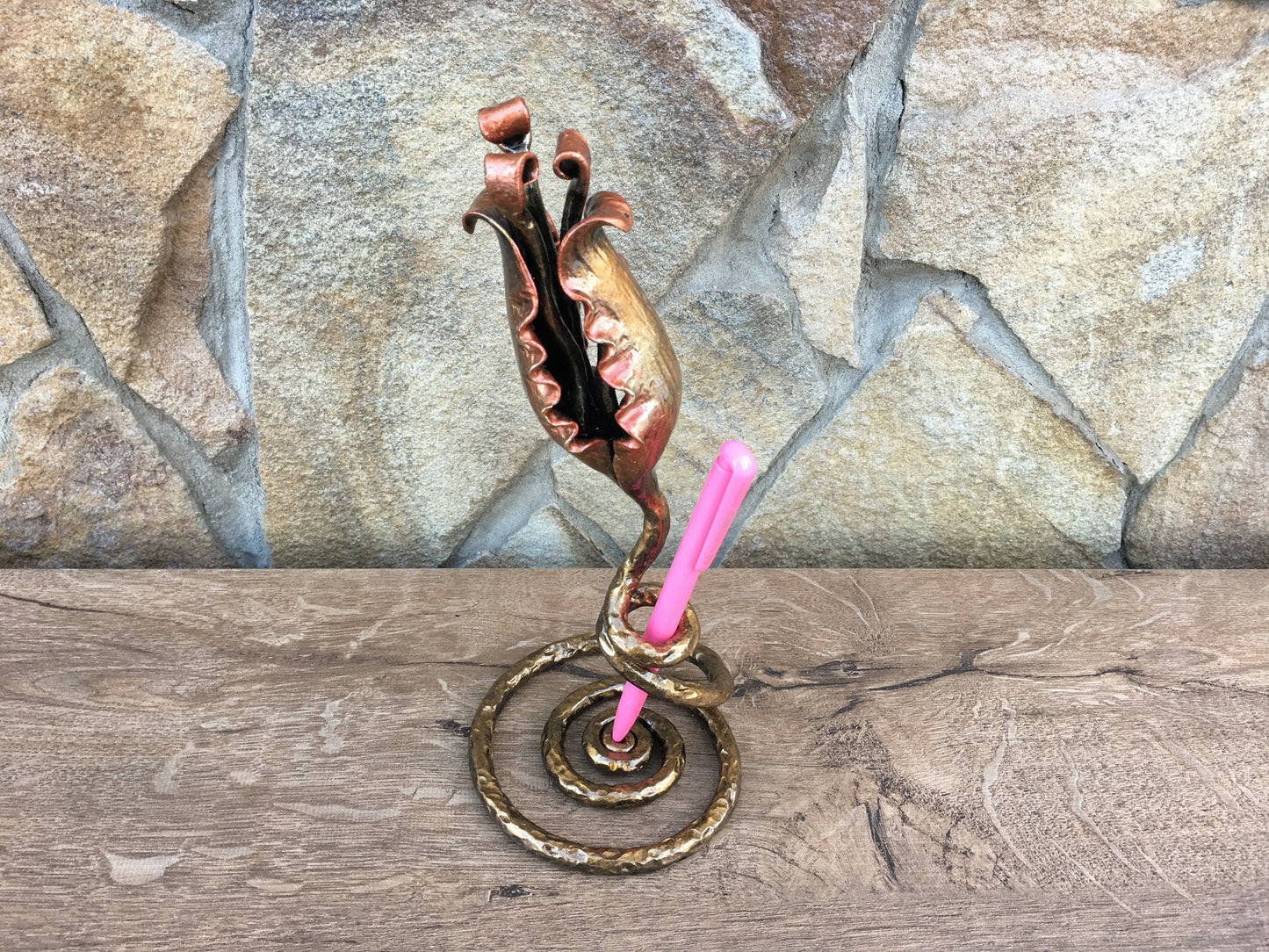 6th anniversary gift for her, iron anniversary gift, iron gift for her, iron gifts, anniversary gifts, pen holder, iron decor,desk organizer