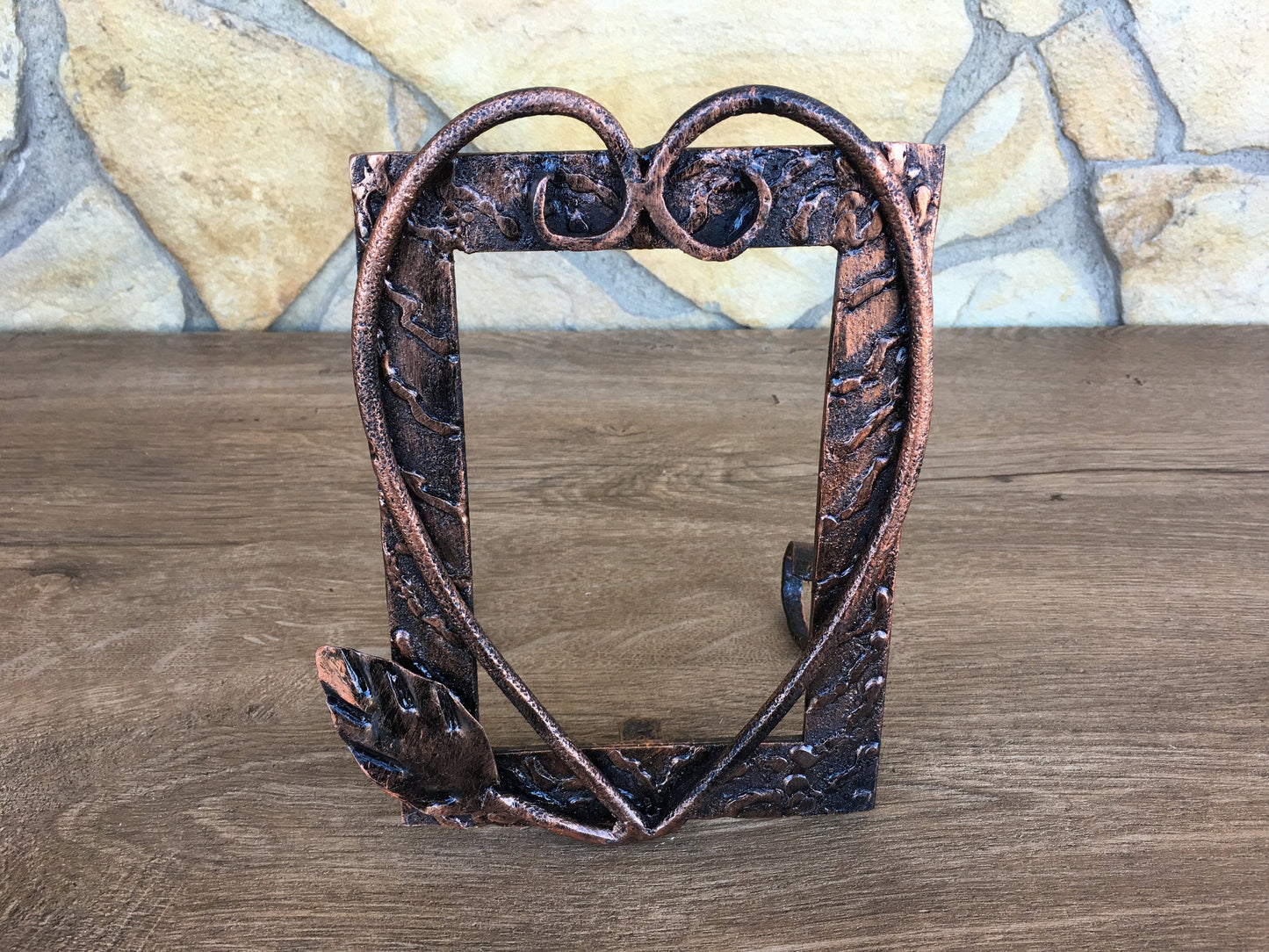 Metal photo frame, 6th anniversary gift, picture frame, iron anniversary gift for her, iron gift for her, birthday gift for her, iron gifts