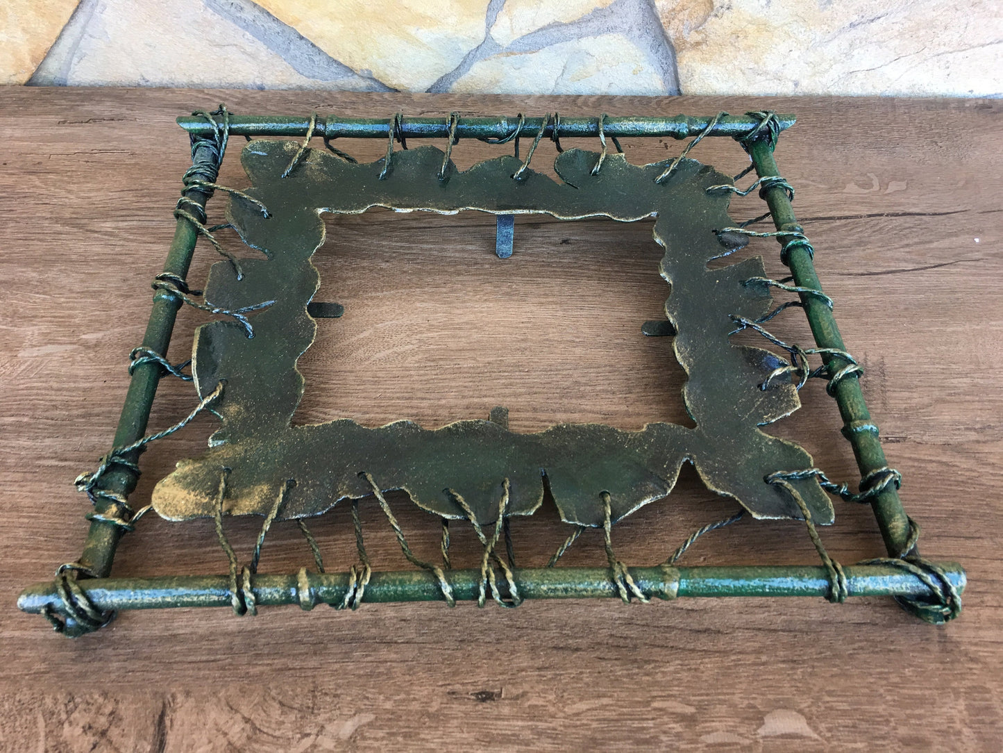 Photo frame, forged photo frame, wrought iron photo frame, photo display, wedding photo frame, custom photo frame, customized photo frame