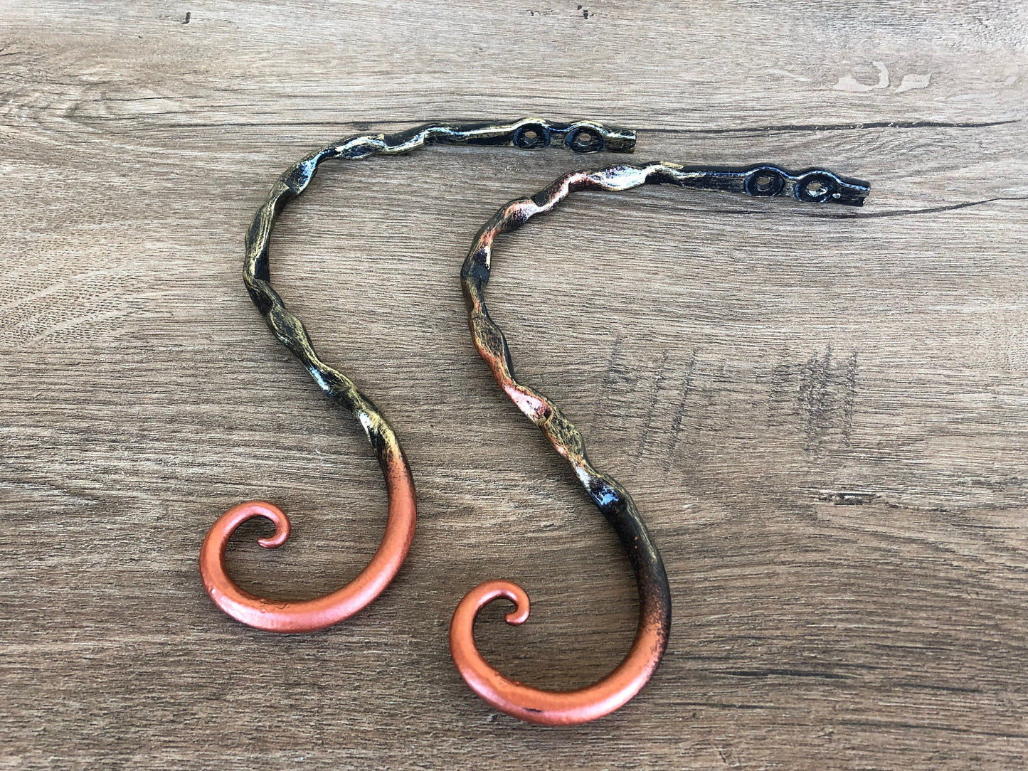 Plant holder, iron plant hook, iron anniversary gift, plant hanger, hanging plant, hanging planter, pot hook, flowerpot hanger, iron gifts