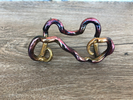 Business card holder, iron gifts, napkin holder, iron anniversary gift for him, visit card box case, iron gift for him, gift for a boss