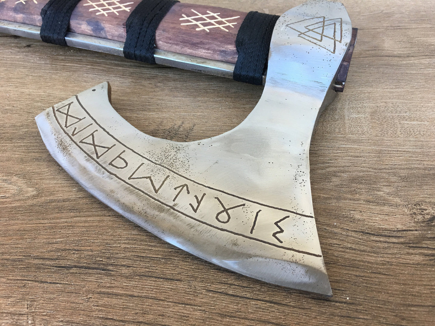 Perun axe, pagan axe, viking axe, Ragnar, Dane axe, The Raider, Great Dane Axe, bearded axe, Norse axe, berserker axe, mjolnir,viking weapon