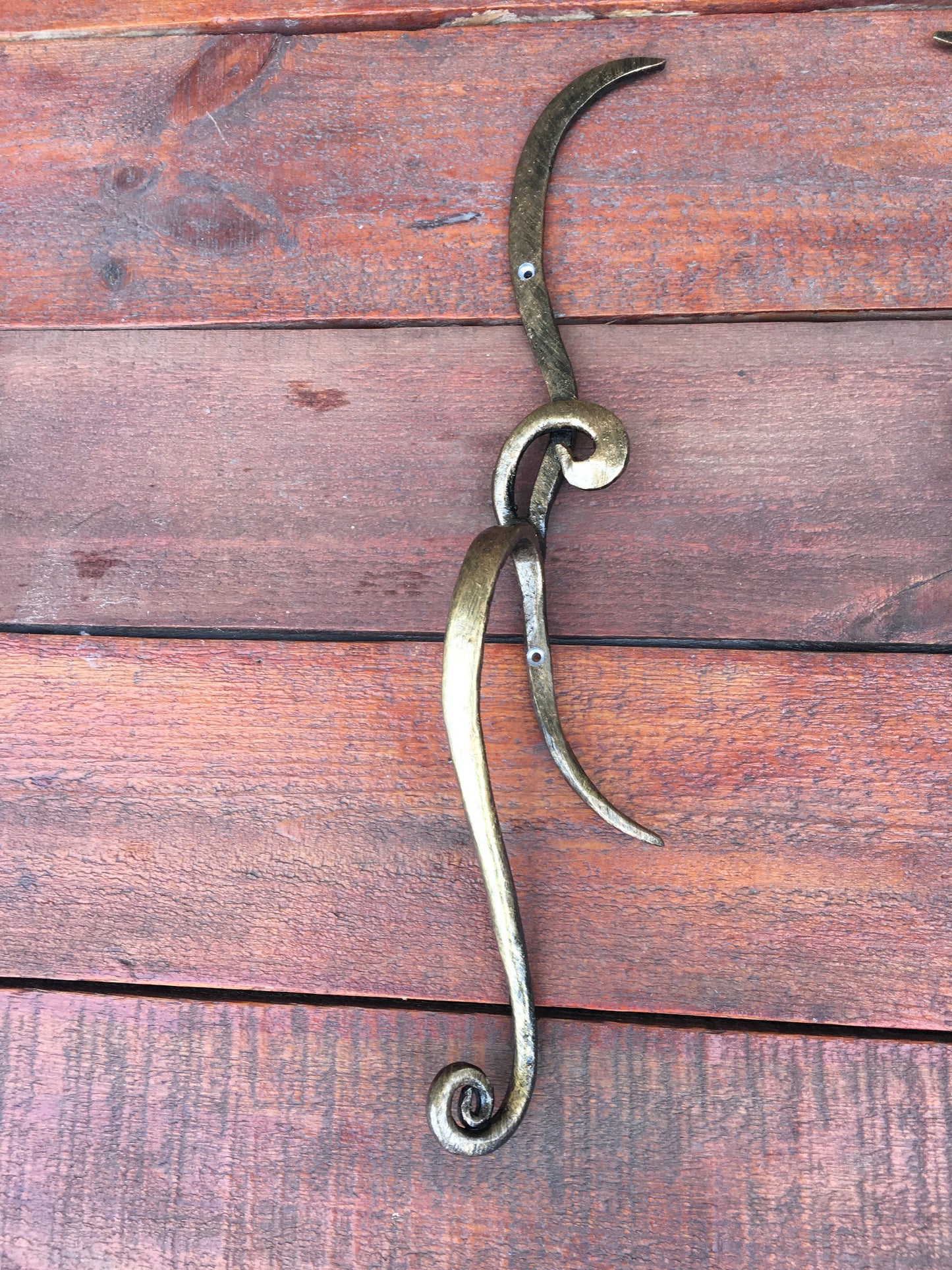 Entry door handle, barn door handle, door pull, closet door handle, closet door pulls, door pulls, forged art, garage handle, forged in fire