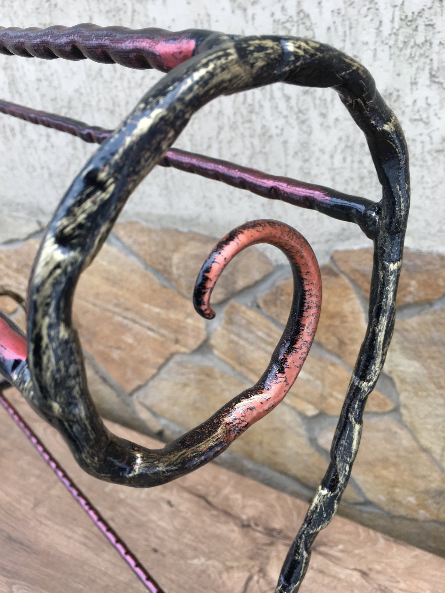 Hand forged towel rack standing, towel holder, towel rack, towel rack shelf, standing towel rack, bathroom decor, iron towel bar, iron gift