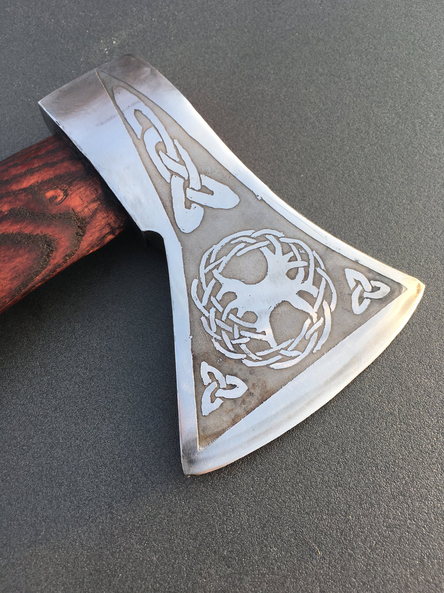 Runic gift, runic axe, mens gift, tree of life, viking axe, gift box, Celtic, hatchet, viking, wooden gift, handyman tool, groomsmen gift