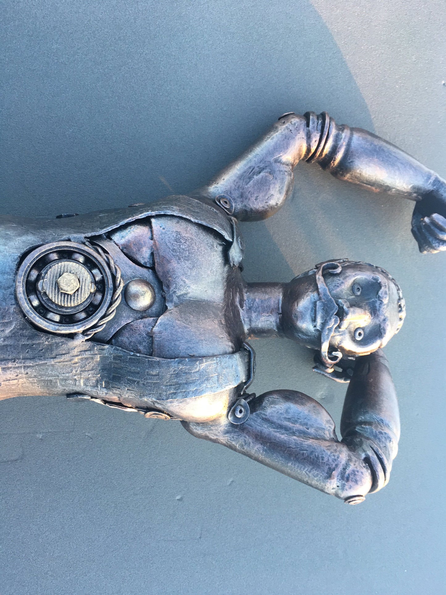 Steampunk sculpture, steampunk figurine, junk art, steampunk art, industrial art, steampunk gift, steam punk, steampunk, industrial decor